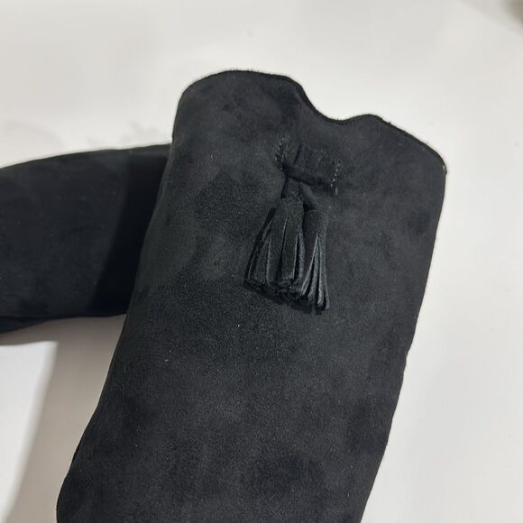 Cat & Jack Black Knee-High Boots NWOT - Picture 3 of 6